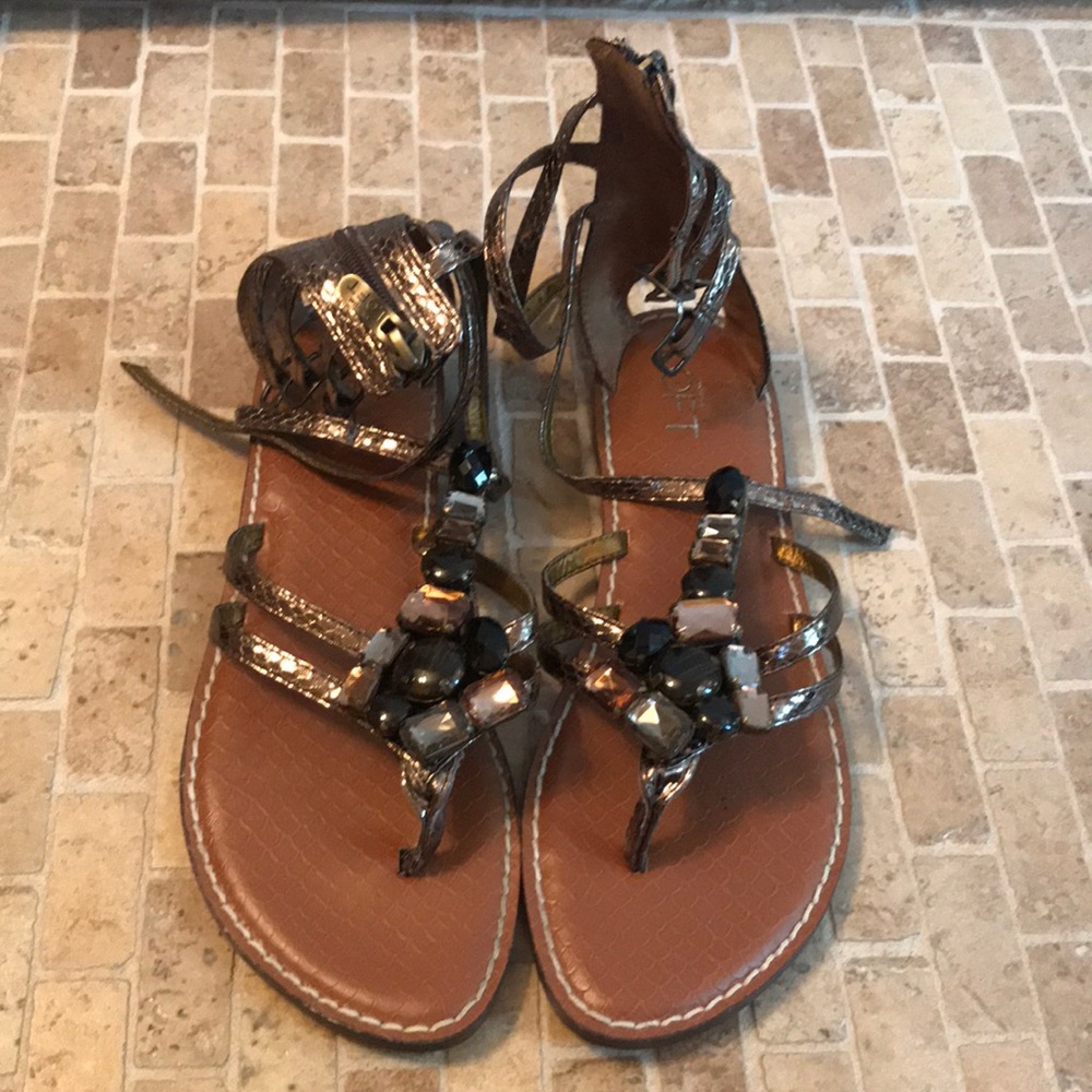 Ann Taylor Loft bling sandals